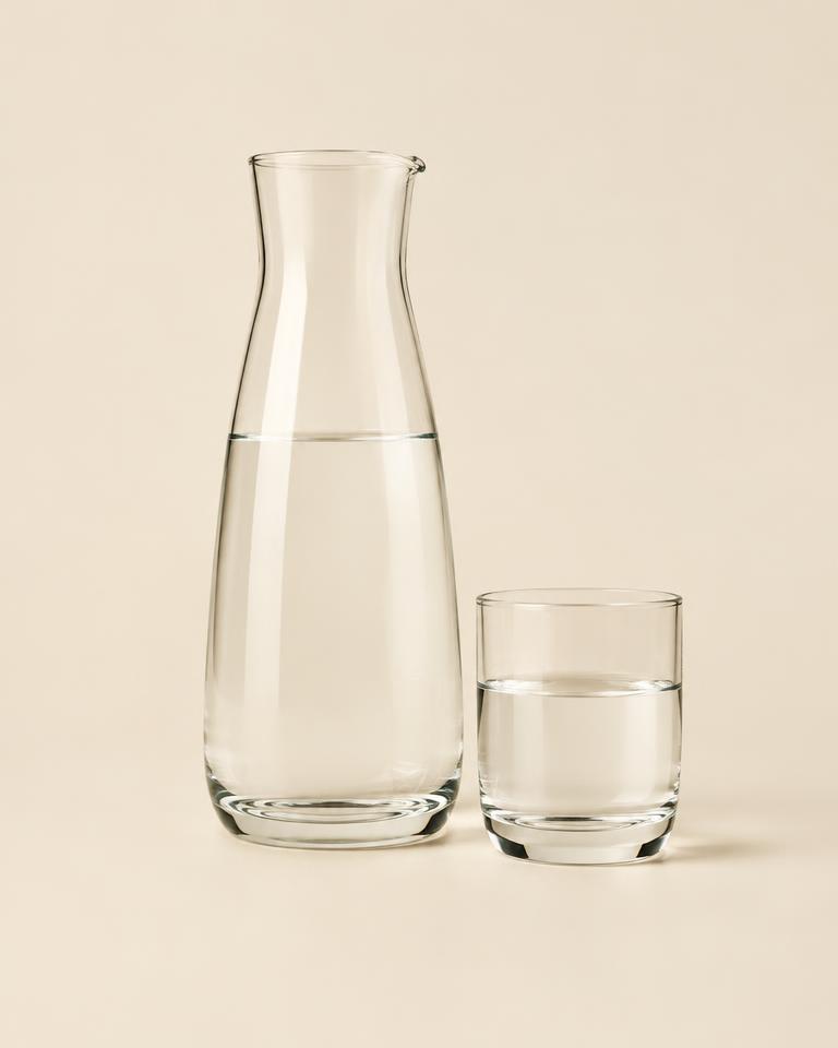 Glass Carafe & Tumbler