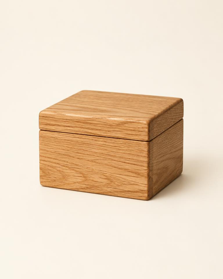 Oak Keepsake Box
