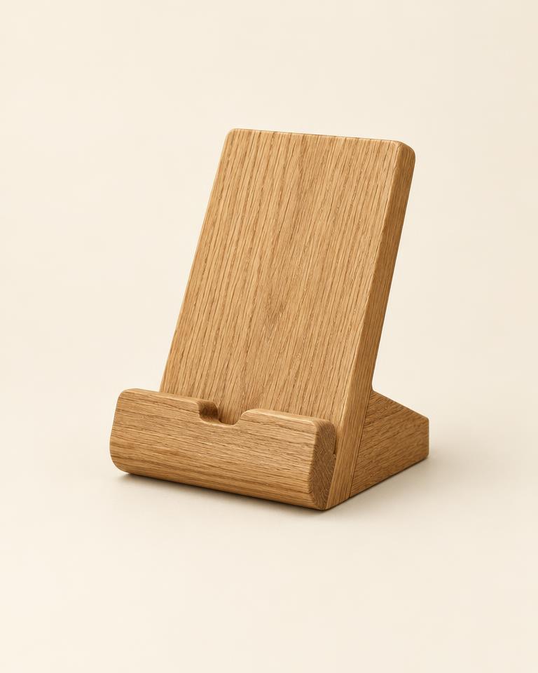 Oak Phone Stand