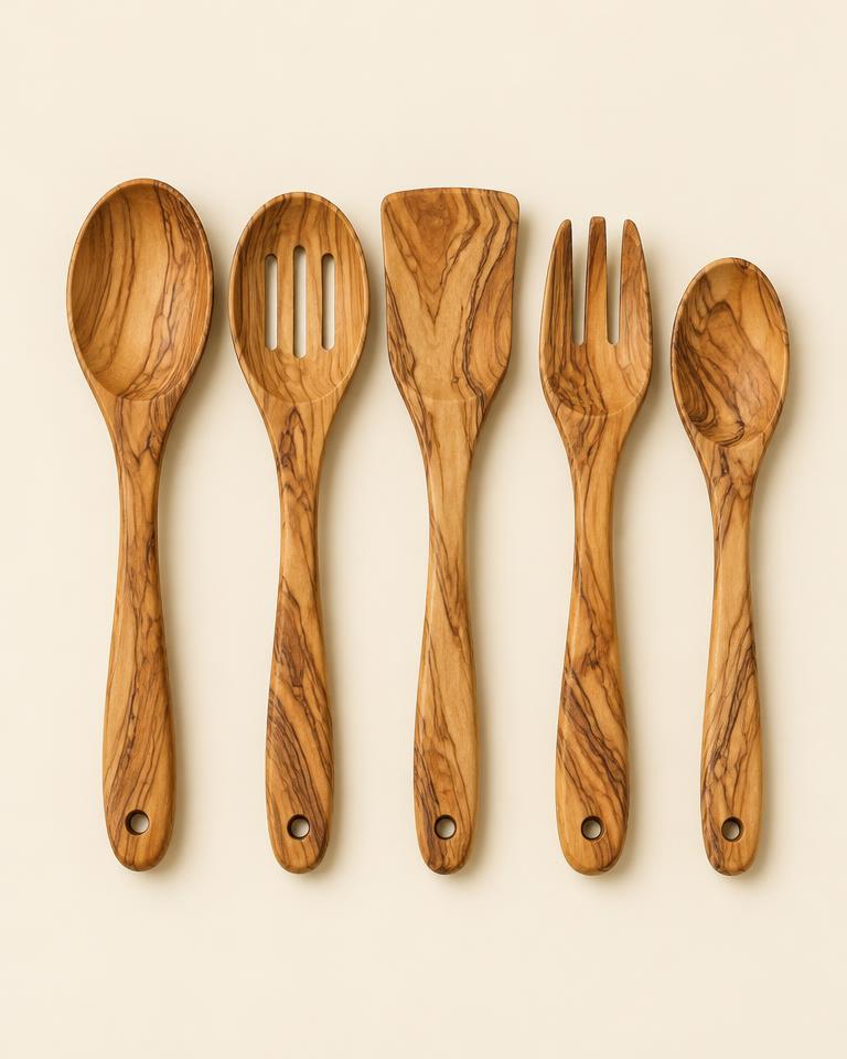Olive Wood Utensil Set